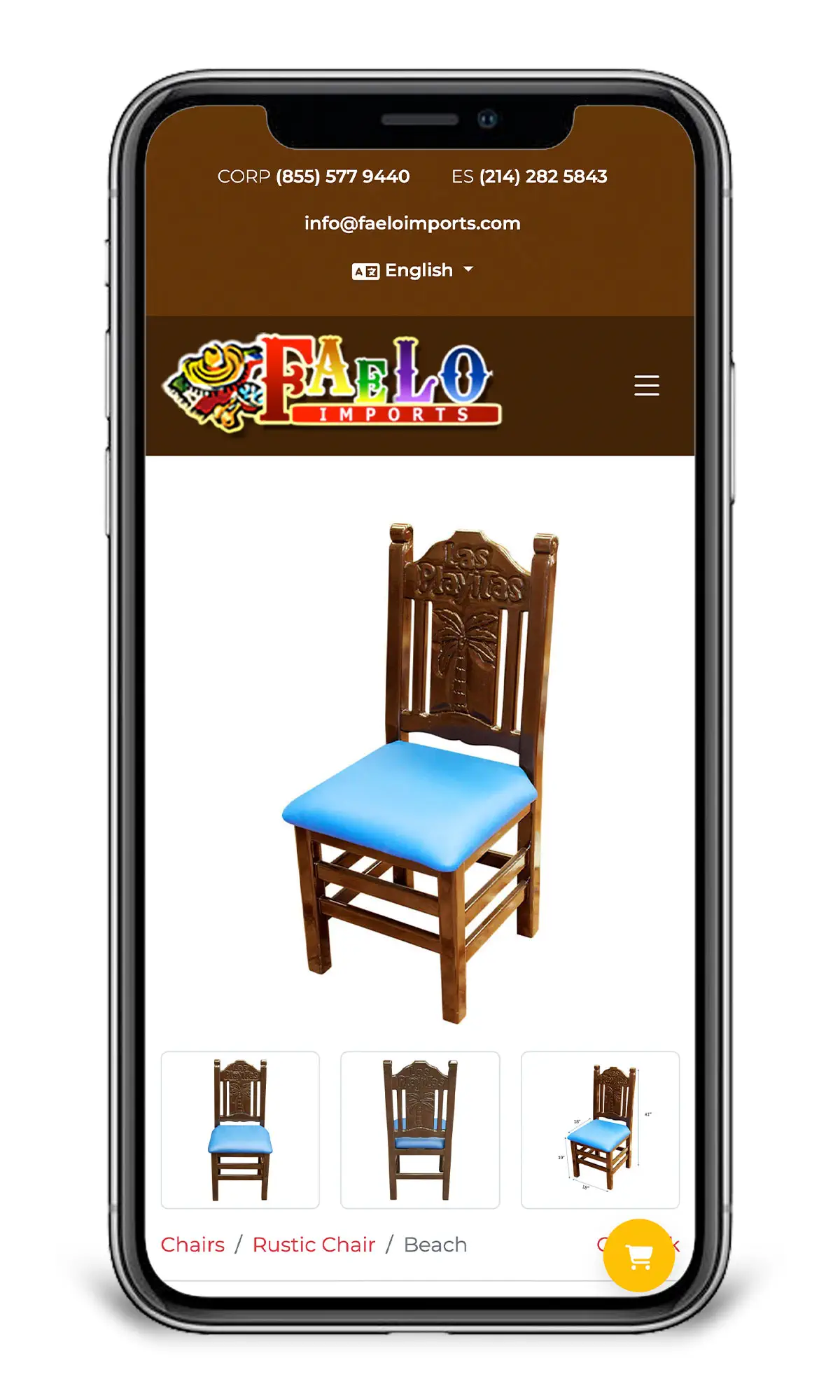 Faelo Imports Website